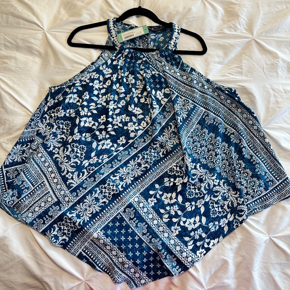 Stitch Fix Laundry by Shelli Segal Christie Embroidered Halter Top